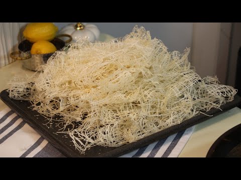 Видео: Тесто КАДАИФИ♥️Знаменитая ДУБАЙСКАЯ НАЧИНКА для десертов