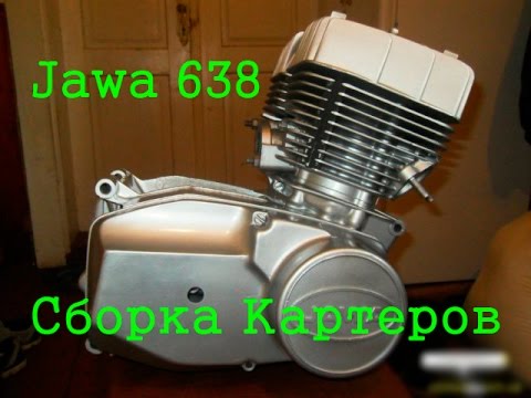 Видео: Ява 638 Сборка двигателя (Установка сальников,подшипников)