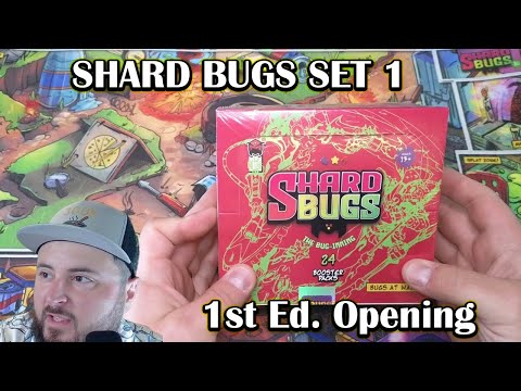 Видео: Shard Bugs TCG, набор 1 — открытие коробки первого издания — это моя последняя коробка