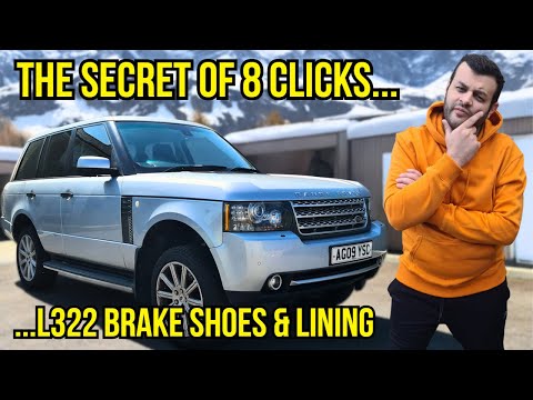 Видео: Регулировка колодок и накладок стояночного тормоза на Range Rover L322