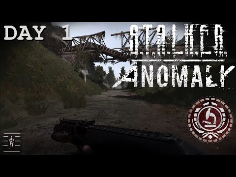 Видео: Stalker Anomaly прохождение день 1