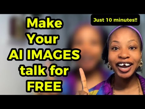 Видео: Как заставить изображения говорить бесплатно + Точная синхронизация губ + Эмоции