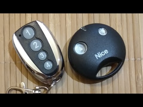 Видео: Настройка пульта Уни-433 как Nice Smilo SM2. 2 способа записи в приемник Nice