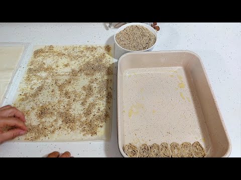 Видео: Турецкая пахлава с готовыми корочками