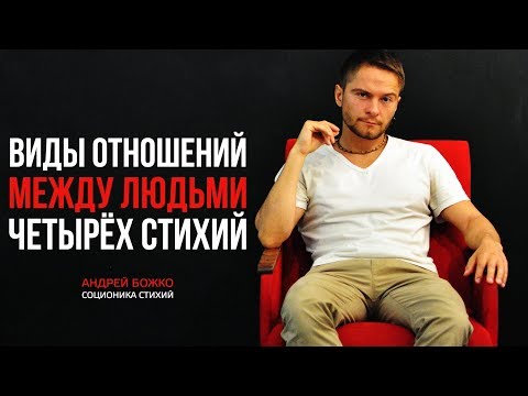 Видео: Основа Соционики Стихий. Виды отношения между людьми 4-х стихий. Cоционика