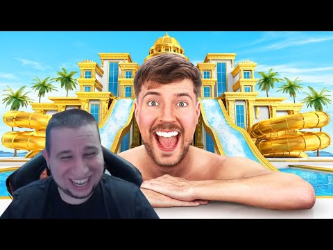 Видео: МАНУРИН СМОТРИТ Отдых за $1 vs $250,000! Реакция Мистер Бист