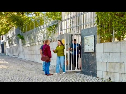 Видео: Мы едем в Лиссабон и даже в посольстве встречаем НАШИХ ЛЮДЕЙ!!!