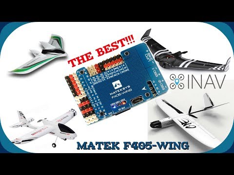 Видео: Matek F405-WING Лучший полетный контроллер для самолетов и ЛК!!! Обзор и тесты.