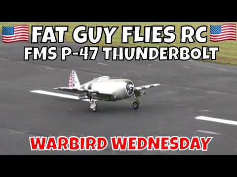 Видео: FMS P-47 Warbird, выпуск «Среда» от FGFRC #самолёт #авиация #rc