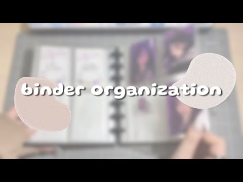 Видео: организация биндера // organization k-pop photocards