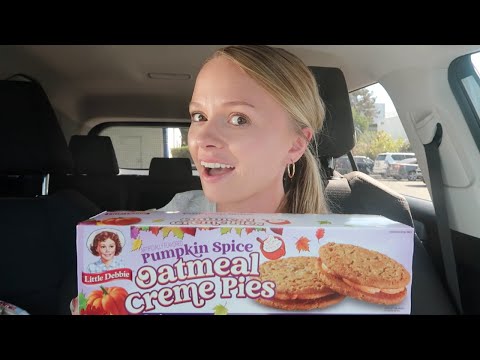 Видео: НОВЫЙ обзор пирога Little Debbie Pumpkin Spice Oatmeal Cream Pie
