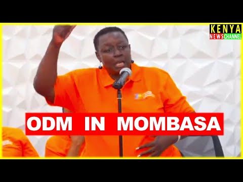 Видео: ЭТА ЖЕНЩИНА! Послушайте, что сказала Рут Одинга на собрании партии ODM сегодня в Момбасе.
