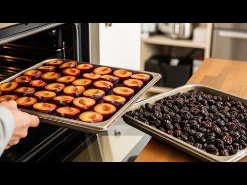 Видео: Как сушить сливы в духовке?