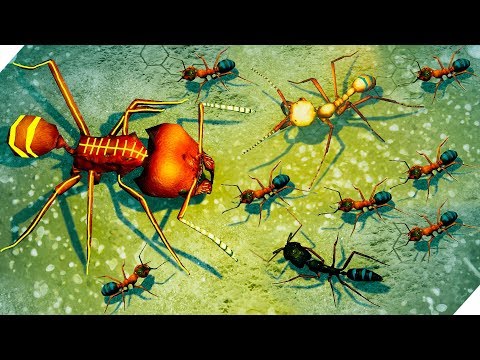 Видео: ЭВОЛЮЦИЯ МУРАВЕЙНИКА ! Готовимся к атаке муравьев - Игра Empires of the Undergrowth.