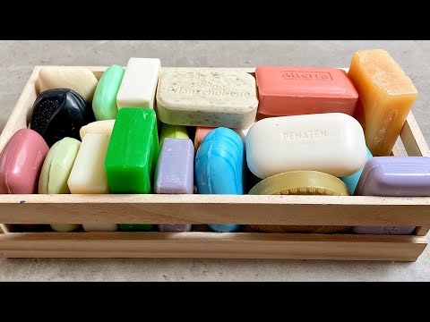 Видео: Soap ASMR Relaxing sounds Soap crunch АСМР мыло Резка мыла 💚