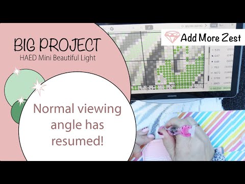 Видео: Алмазная живопись с Ребеккой: незавершённый проект и обновление дизайна «Небо и Земля» в стиле ва...