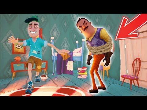 Видео: ПРИВЕТ СОСЕД ЗАСТРЯЛ и не может ПОЙМАТЬ баг! - Hello Neighbor