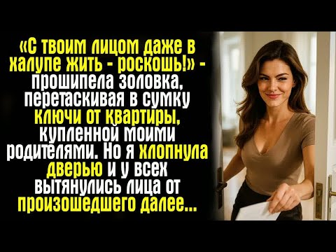 Видео: «С твоим лицом даже в халупе жить — роскошь!» — прошипела золовка, перетаскивая в сумку ключи...