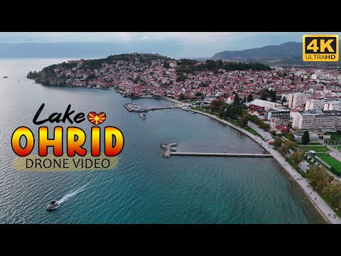 Видео: Lake OHRID, Macedonia (2024) 【Drone Video 4K】 🚁 Охридско Езеро, Охрид, Македонија 🇲🇰 [видео од дрон]