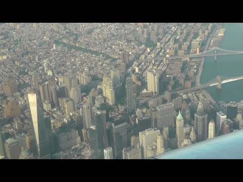 Видео: New York City aerial view / Нью-Йорк - вид с воздуха