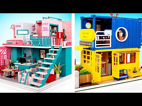 Видео: ✨🏠 Преврати скуку в веселье! Построй милые мини‑кафе, чтобы расслабить ум | DIY Мини‑дом 🍨💛