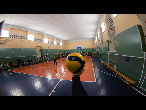 Видео: Волейбол от первого лица | VOLLEYBALL FIRST PERSON | BEST MOMENTS | BEST GAME 2020 | 51 episode