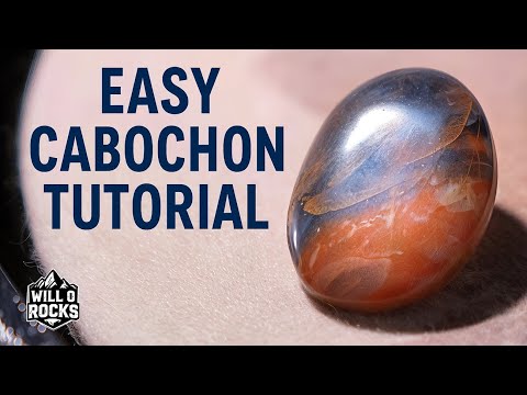 Видео: 5-минутное руководство по кабошону | Плоская полировка — это просто