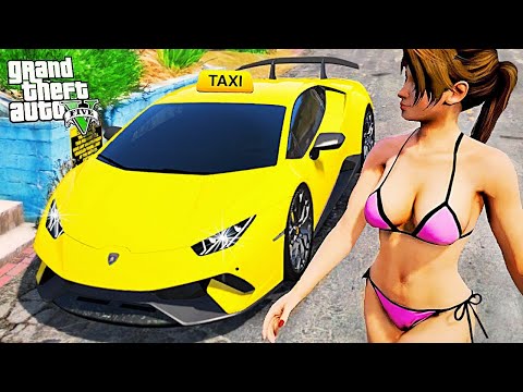 Видео: ТАКСИСТ НА LAMBORGHINI HURACAN PERFORMANTE в ГТА 5 ОНЛАЙН! ЦЕПАНУЛ ДЕВУШКУ ОБЗОР МОДА GTA 5 MODS