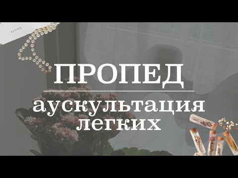 Видео: Аускультация легких с примерами записи звуков (основные и побочные дыхательные шумы) | пропедевтика