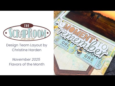 Видео: Макет ScrapRoom DT | «Момент, который нужно запомнить»