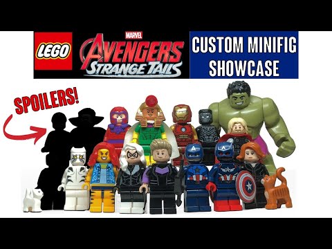 Видео: LEGO AVENGERS: STRANGE TAILS: витрина минифигурок на заказ