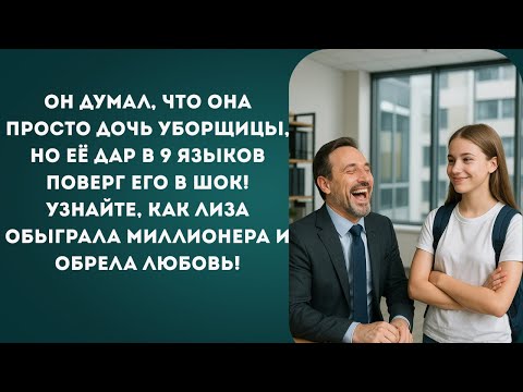 Видео: МИЛЛИОНЕР рассмеялся, когда БЕДНАЯ девочка сказала, что знает 9 ЯЗЫКОВ... но ПЕРЕВЕЛА секрет