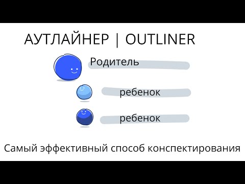 Видео: Айтлайнер | Outliner | Самый эффективный метод конспектирования и запоминания