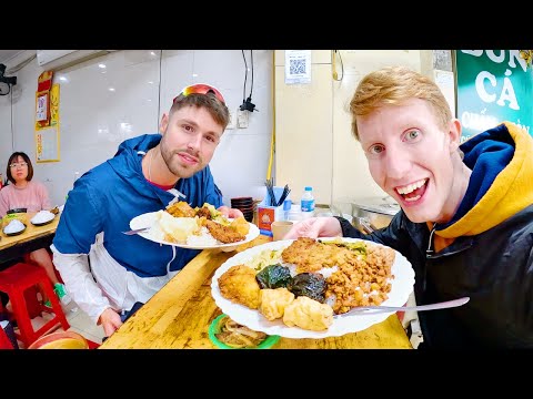 Видео: Пир из пяти блюд из риса за 2 доллара в Ханое 🇻🇳