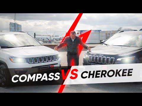 Видео: Огляд Jeep Compass VS Jeep Cherokee | Autopark.ua