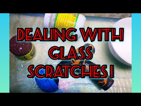 Видео: Удаление глубоких царапин со стекла аквариума