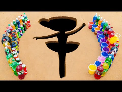 Видео: Экспериментируйте с фигурой балерины-капуцина с помощью газировки Coca-Cola, Pepsi и Fanta