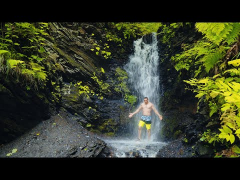 Видео: ПЛЯЖИ НАХОДКИ. Нашел Водопад!!! Золотари. Бухта Отрада. Рица.