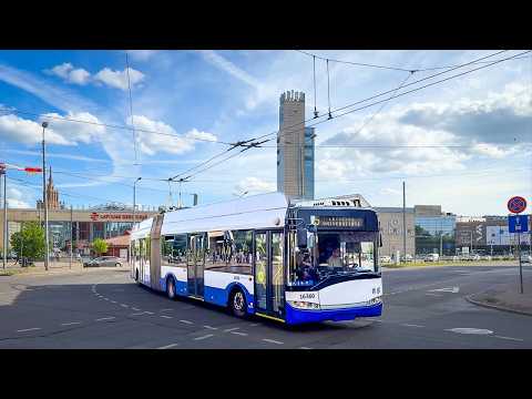 Видео: Троллейбусы в Риге, Латвия 🇱🇻 | 2025