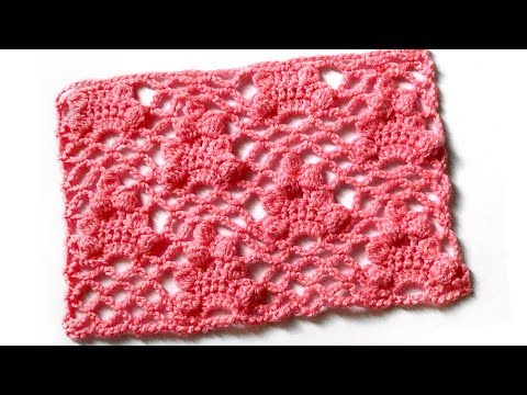 Видео: Ажурный узор с шишечками