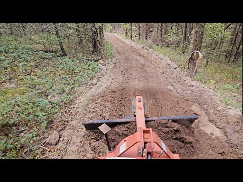 Видео: Выходные в лесу, тракторная планировка дорог И это наша строительная площадка Будущего!?