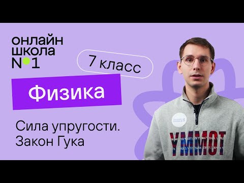 Видео: Сила упругости. Закон Гука. Физика 7 класс. Видеоурок 17