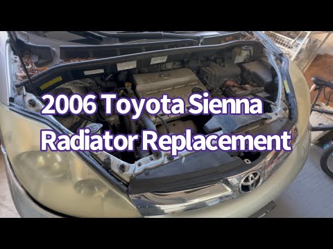 Видео: Замена радиатора Toyota Sienna