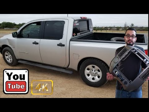 Видео: Центральная панель приборов Nissan Titan 04-06 заменена на некоторые индивидуальные работы