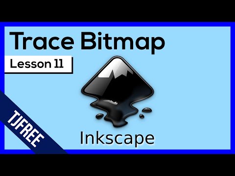 Видео: Урок 11 по Inkscape — Инструмент трассировки растрового изображения (конвертация растрового изобр...
