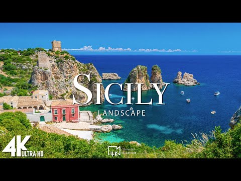 Видео: Сицилия 4K - живописный релаксационный фильм с эпической кинематографической музыкой - 4K Видео Ultr