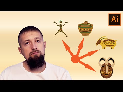 Видео: Как в иллюстраторе выделить несколько объектов