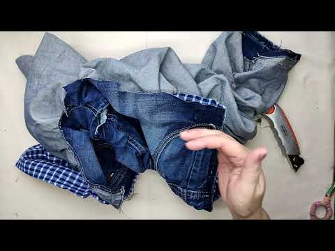 Видео: Як швидко і чисто розпороти джинси DIY / I sew from jeans (2020)