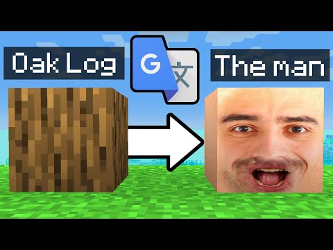 Видео: Я пропустил каждую текстуру Minecraft через Google Translate 1 КВАДРИЛЛИОН раз...