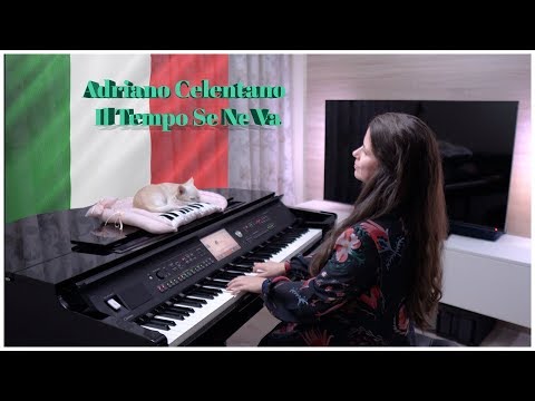Видео: Adriano Celentano - Il Tempo Se Ne Va - piano cover by Marina Kirova (Челентано пиано)